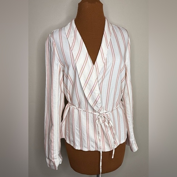 J. Crew Wrap Top Tie Close Elastic Waist Pants Size Small - Picture 6 of 16